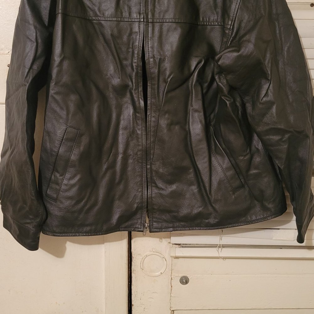 Men's Genuine Vintage leather jacket - Picture 8 of 12